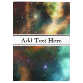 Universe buitenruimtespreekens Aangepast klembord (Achterkant)