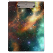 Universe buitenruimtespreekens Aangepast klembord (Voorkant)