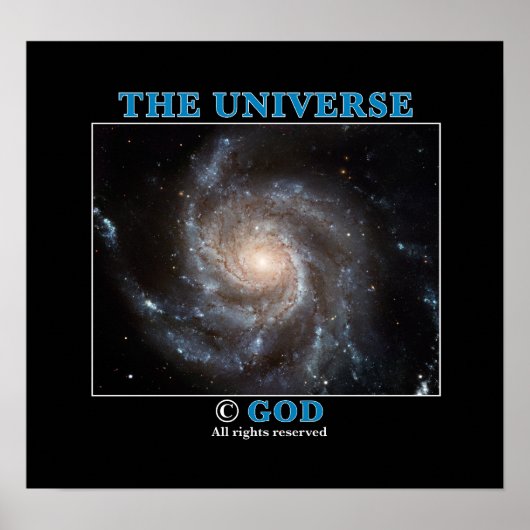 Universe Copyright Poster (Voorkant)