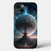 Universe Cosmic Tree Surreal Fantasy Art Case-Mate iPhone Case (Achterkant)
