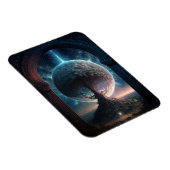 Universe Cosmic Tree Surreal Fantasy Art Magneet (Rechterzijde)