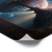 Universe Cosmic Tree Surreal Fantasy Art Poster (Hoek)