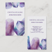 * Universe Cosmos Gemstone Waterverf Crystals Gem Visitekaartje (Voorkant / Achterkant)