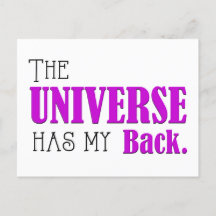 Universe Has My Back, Daily Affirmation Flash Kaar
