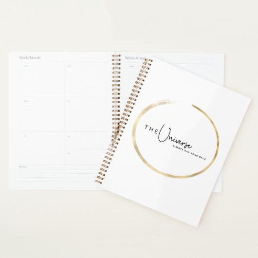 Universe heeft uw achterste plank planner (Display)