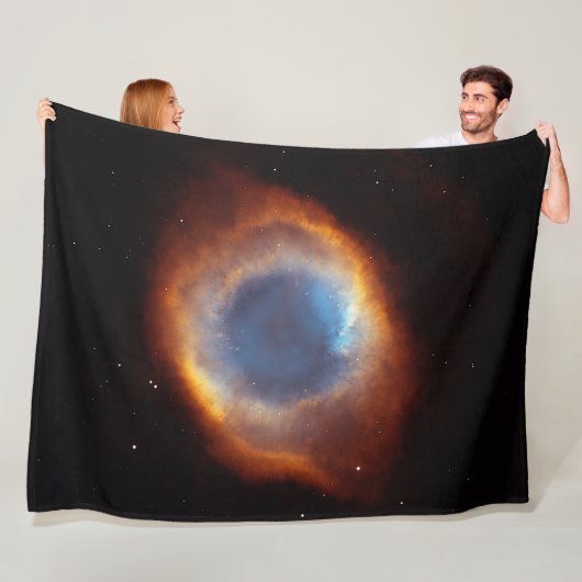 Universe helix - oog van God 1 Fleece Deken (In situ)