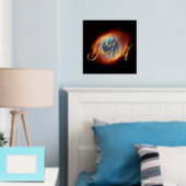 Universe helix - oog van God 1 Folie Afdrukken (Insitu (Slaapkamer))