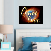 Universe helix - oog van God 1 Folie Afdrukken (Insitu (Slaapkamer))