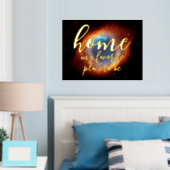 Universe helix - oog van God 1 Folie Afdrukken (Insitu (Slaapkamer))