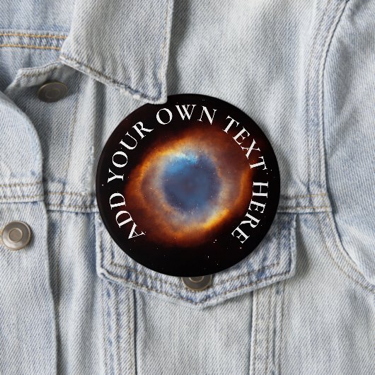Universe helix - oog van God 1 Ronde Button 4,0 Cm (In situ)