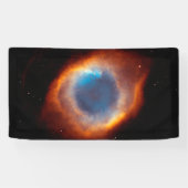 Universe helix - oog van God 1 Spandoek (Horizontaal)