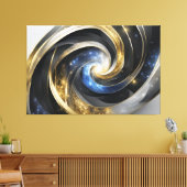 Universe in an Abstract Spiral Canvas Afdruk (Insitu (Woonkamer))