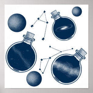 Universe in Bottle Poster