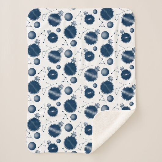 Universe in Bottle Sherpa Deken (Voorkant)