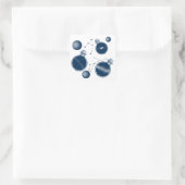 Universe in Bottle Vierkante Sticker (Tas)