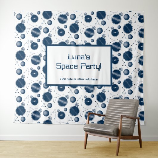 Universe in een Bottle Party Wandkleed (In Situ (horizontaal))