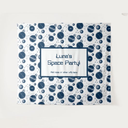 Universe in een Bottle Party Wandkleed (Voorkant (horizontaal))