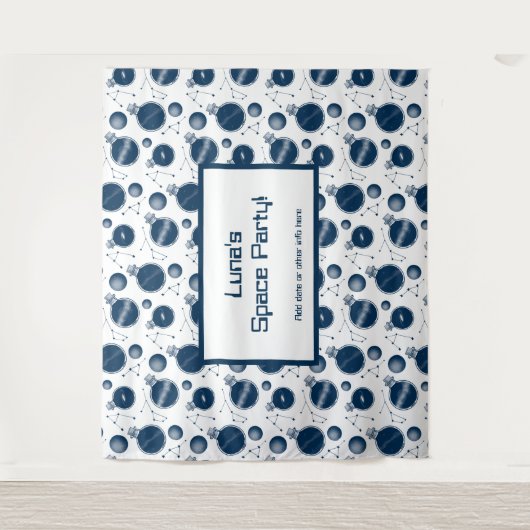 Universe in een Bottle Party Wandkleed (Voorkant)