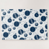 Universe in een moeilijke fles legpuzzel (Horizontaal)