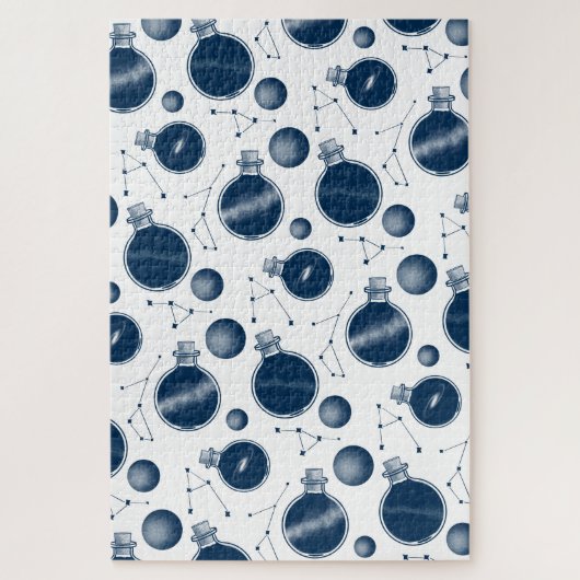 Universe in een moeilijke fles legpuzzel (Verticaal)