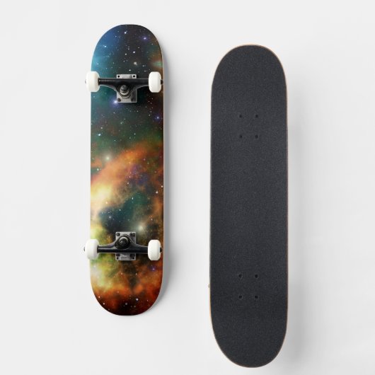 Universe Melkweg Night Sky met Stars Skateboard (Voorkant)