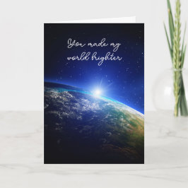 Universe met lichte vlakke dank kaart