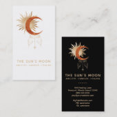 *~* Universe Moon Beams Sun Rays Stars kosmisch Visitekaartje (Voorkant / Achterkant)