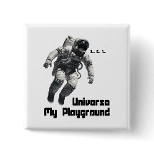 Universe My Playground Pin Button voor avonturiers
