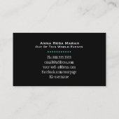 *~* Universe Nebula Cosmos Galaxy Stars Visitekaartje (Achterkant)