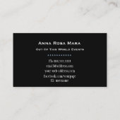 *~* Universe Nebula Cosmos Stars Galaxy Visitekaartje (Achterkant)