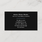 *~* Universe Nebula Cosmos Stars Galaxy Visitekaartje (Achterkant)