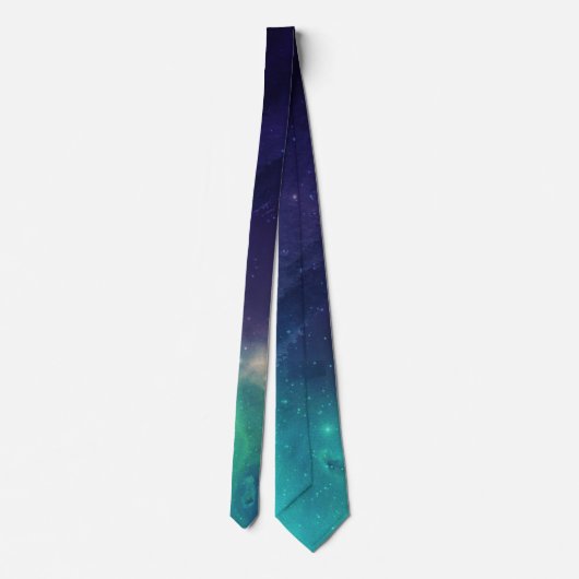 Universe Nebula Galaxy Celestial Trendy Hipster Stropdas (Achterkant)