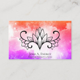 *~* Universe Nebula Lotus Galax Roze Paars Visitekaartje