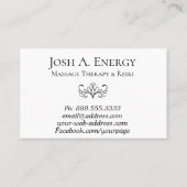 *~* Universe Nebula Lotus Galax Roze Paars Visitekaartje (Achterkant)