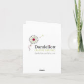 Universe Note-Kaart Kaart (Achterkant)