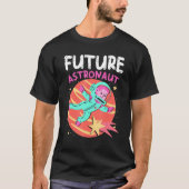 Universe Planet Buitspace Kinder Science Future As T-shirt (Voorkant)