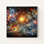 Universe & Quantum Equations Notitieboek (Achterkant)