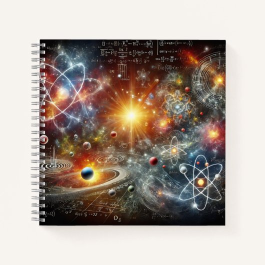 Universe & Quantum Equations Notitieboek (Voorkant)
