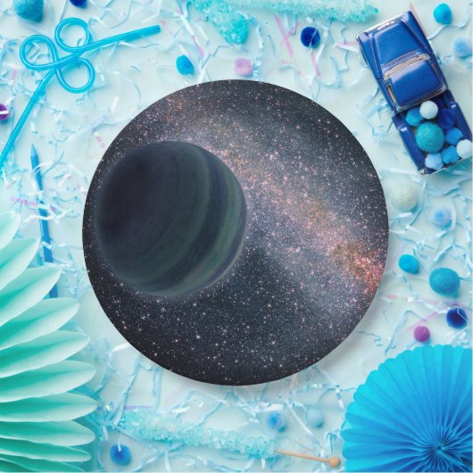 Universe ruimtevaartthematuin essentieel papieren bordje (Feest)