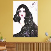 Universe schilderdoek voor vrouwen canvas afdruk (Insitu (Woonkamer))