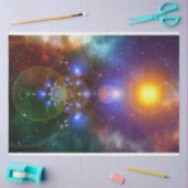 Universe Space 13 Abstract deduplicatiedocument Tissuepapier (Craft)