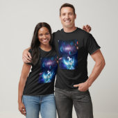 Universe Space Random Galaxy Graphics Eenhoorn in T-shirt (Unisex)