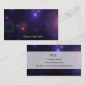 Universe Stars Inspirerend Quote Visitekaartje (Voorkant / Achterkant)