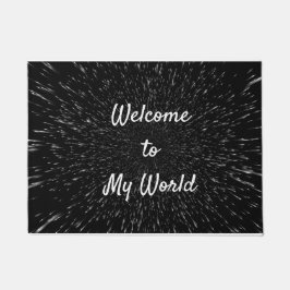 Universe Stars Quote Welkom in mijn wereld Deurmat