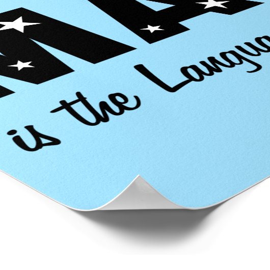 Universe taal van de wiskunde poster (Hoek)