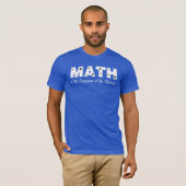 Universe taal van de wiskunde t-shirt (Voorkant volledig)