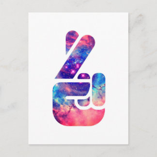 Universe "Vingers Crossed" Briefkaart