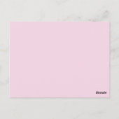 universeel briefkaart (Achterkant)