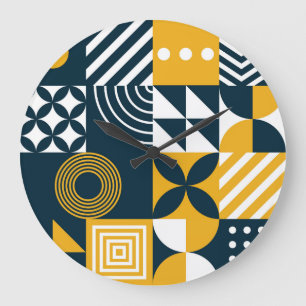 Universeel patroon: behang, textiel, Web. Grote Klok