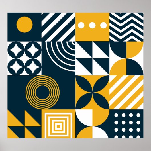 Universeel patroon: behang, textiel, Web. Poster (Voorkant)